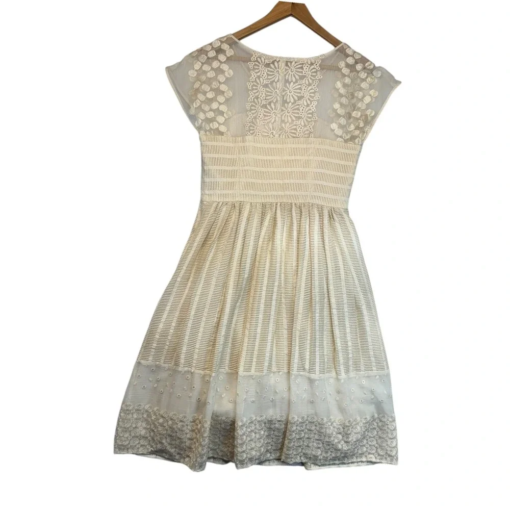 Moulinette Soeurs Ivory Floral Midi Dress - Picture 3 of 5